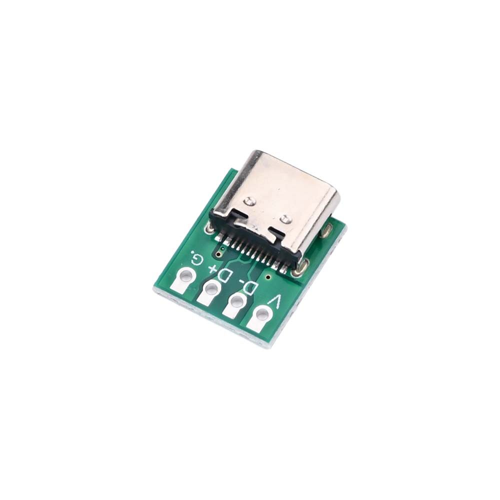 DIPPRUN Usb Type C Connector Board Diy 3.1 Serial Basic Breakout Female Connector 16p For Data Line Wire Cable Transfer