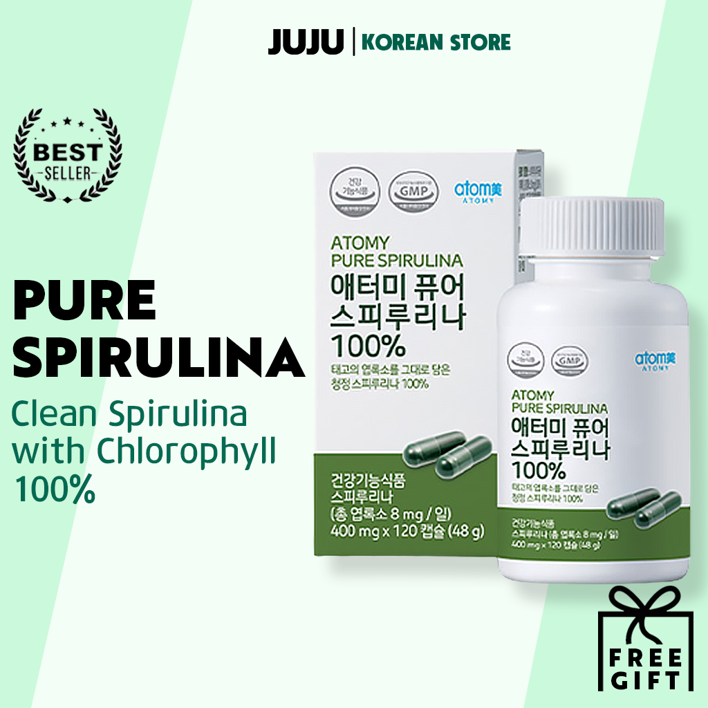 Atomy 100 pure spirulina from korea 400mg *120 Lazada PH
