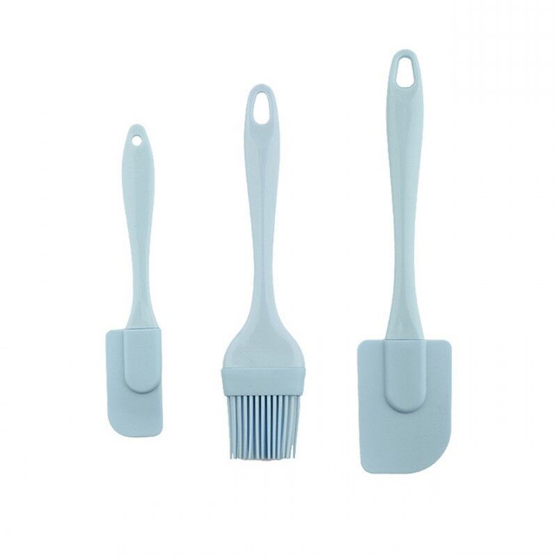 Silicone Baking Barbecue Supplies Oil Brush Spatula Set Cake Stirring Brush Oil Three-piece Set