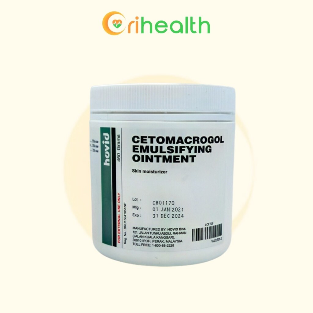 HOVID CETOMACROGOL EMULSIFYING OINTMENT super moisturizing soap substitute 4 eczema psoriasis