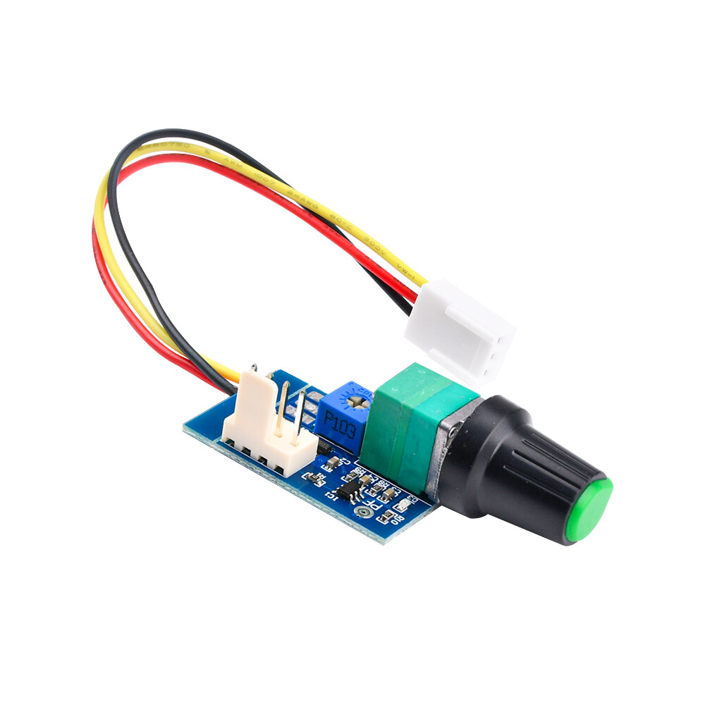Aideepen 12V DC Motor Speed Controller PWM Speed Adjustable Switch DC Fan Speed Control Module