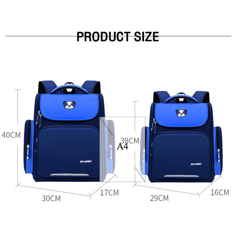 HS Primary school schoolbag large capacity children's backpack waterproof schoolbag