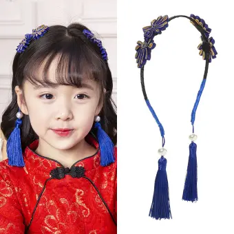 Fashion Chinese Style Retro Headband Tassel Lovely Handmade Hair