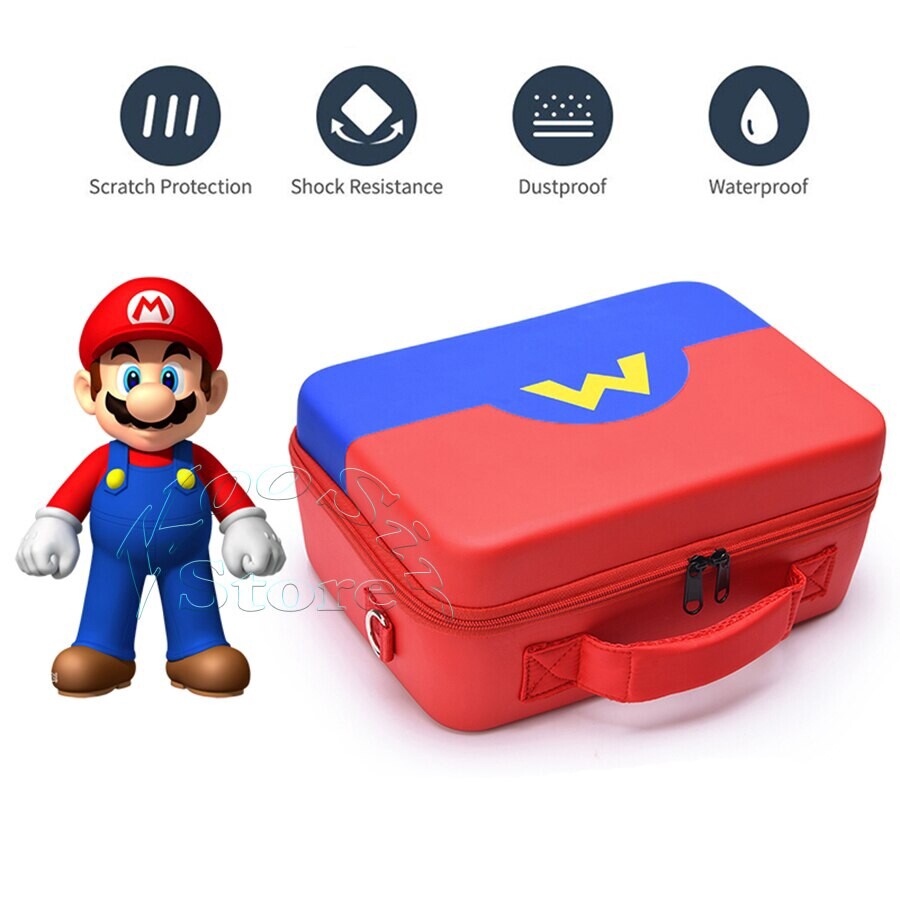Hộp Đựng Nintendo Switch Lớn Phụ Kiện NS Hộp Đựng Máy Điều Khiển Hộp Đựng Túi Xách Tay Có Công Tắc