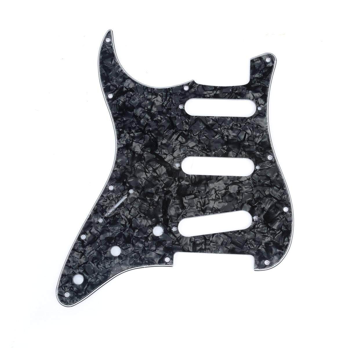 Musiclily SSS 11 Hole Left Handed Strat Guitar Pickguard for Fender USA