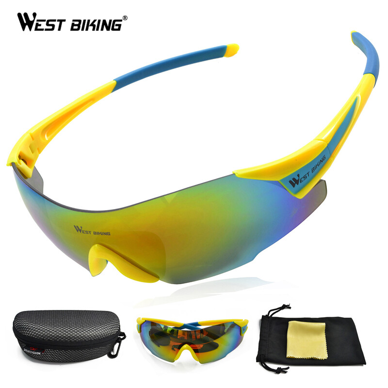 WEST BIKING Cycling Glasses Men Goggle Glasses Sunglasses Windproof UV400 Light Weight MTB Bike Bicycle Cycling Sports Sunglasses