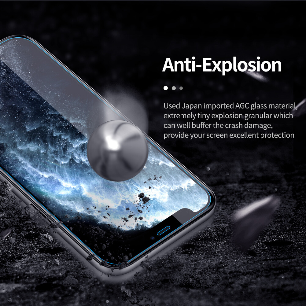 Nillkin 0.2mm Glass for iPhone 12 mini 12 Pro Screen Protector H+Pro Anti-Explosion Anti-Fingerprint 9H Super Thin Tempered Glass Film