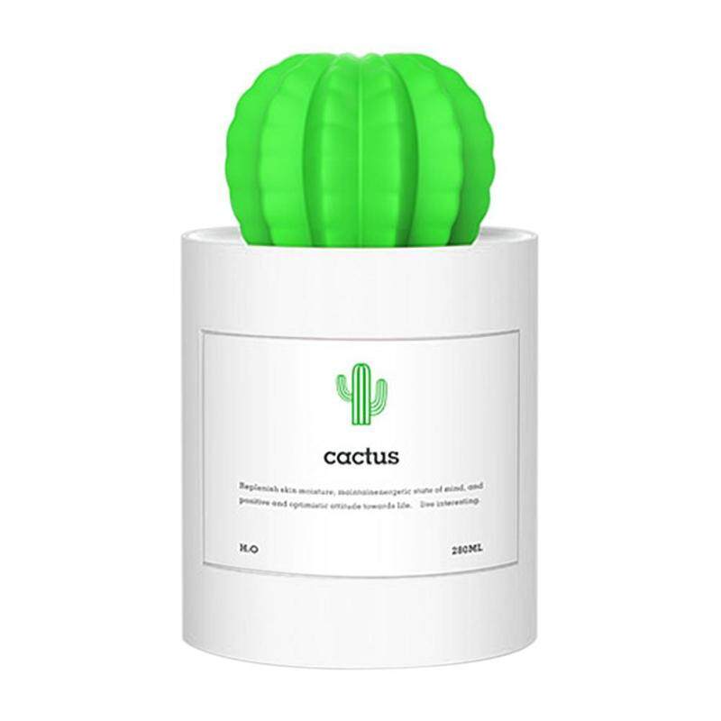 280ml Cactus USB Timing Air Humidifier Aroma Essential Oil Diffuser for Car Singapore