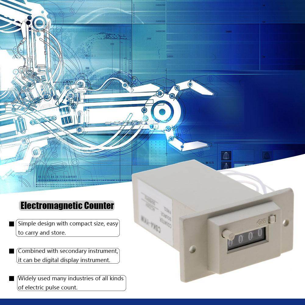 CSK4-YKW 4 Digit Electromagnetic Counter AC 110V / AC 220V / DC 24V
