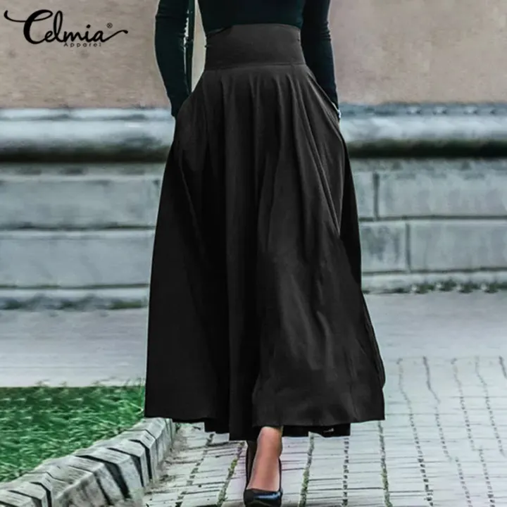 Plus size long flared skirt Outlet
