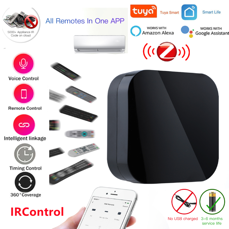 E Life Smart Store Bộ Điều Khiển Từ Xa Thông Dụng Điều Khiển Từ Xa Hồng Ngoại Thông Minh Tuya ZigBee Bộ Điều Khiển Từ Xa Hồng Ngoại Thông Dụng Hỗ Trợ Kết Nối WiFi 2.4G Cho Nhà Thông Minh Hoạt Động Cho Alexa Google Home