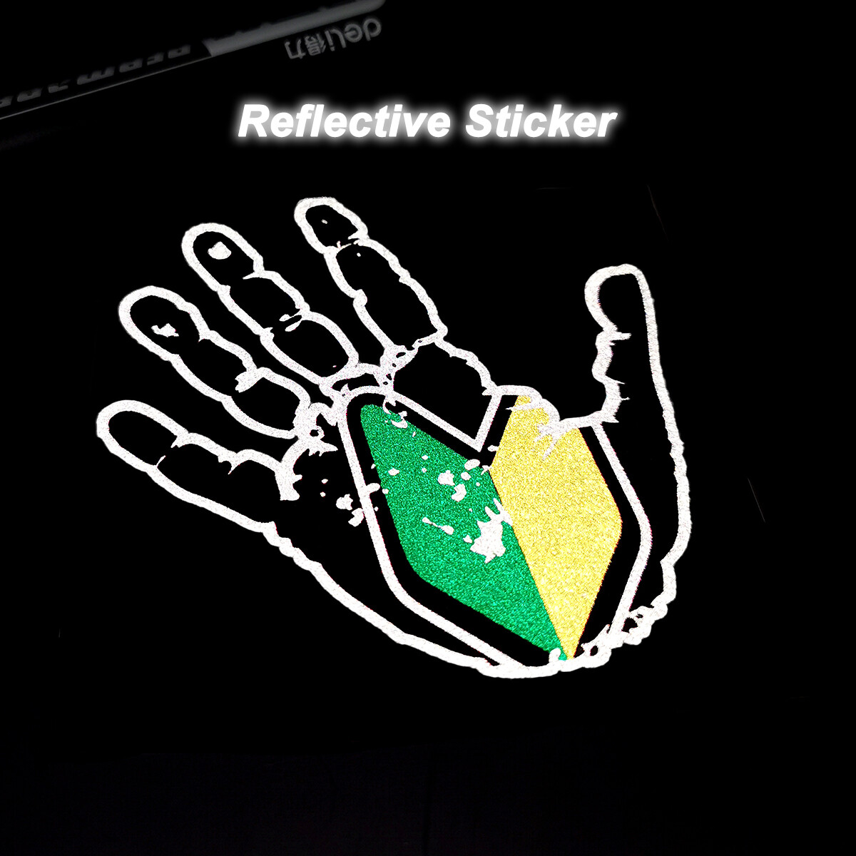 JDM Reflective Motorcycle Sticker Car Decals