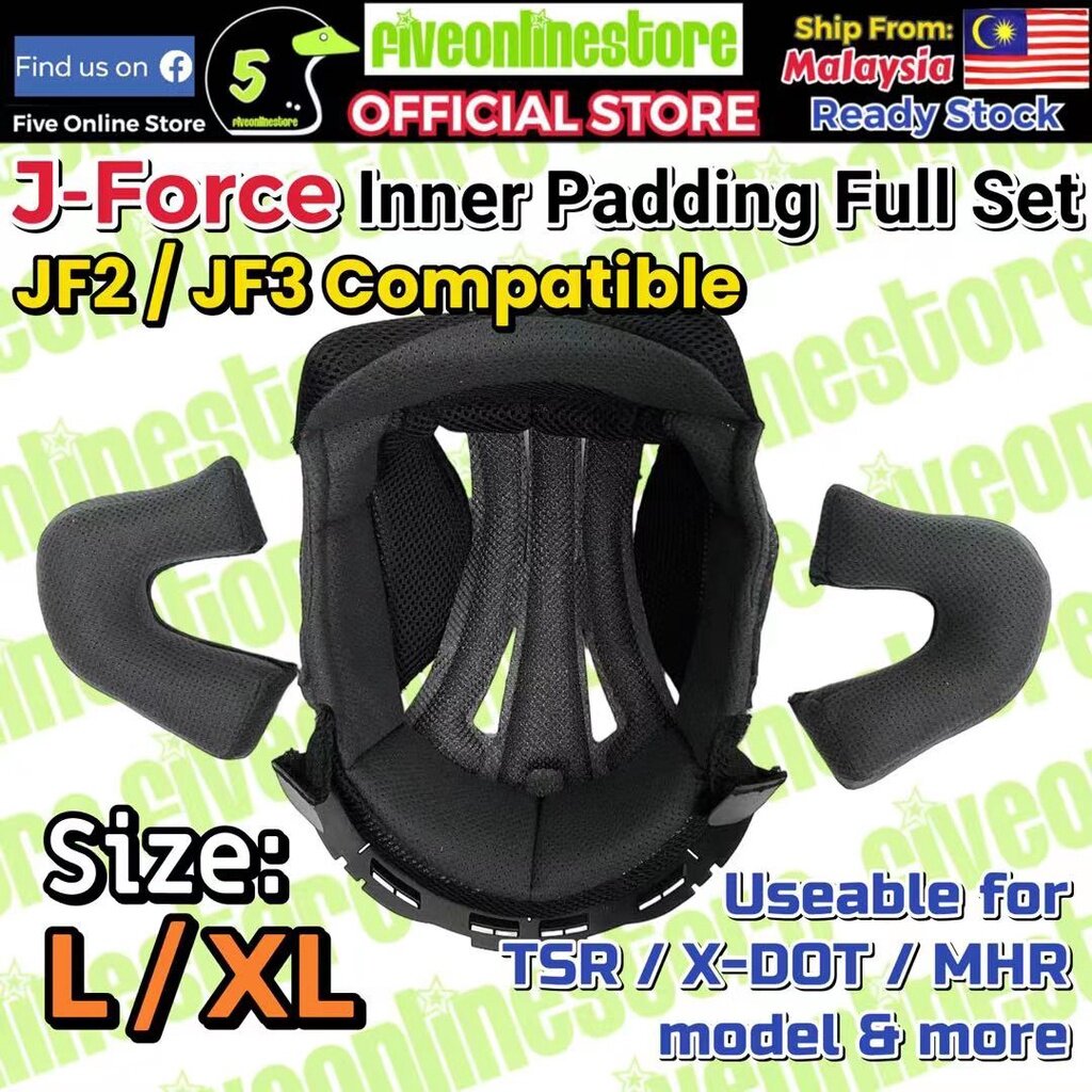 READY STOCK] TSR Helmet Cheek Pad JF3 Ear Padding SHOEI J