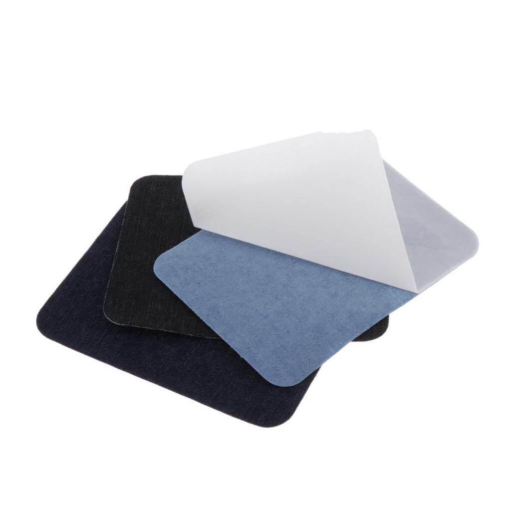 Blesiya 12pcs Multi Color Sewing Patch Jeans Pants Coats Rectangle Cotton DIY Patch