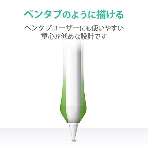 ELECOM Apple Pencil only (2nd generation) Thick shaft type pen tab style grip clear TB-APE2GFWCCR