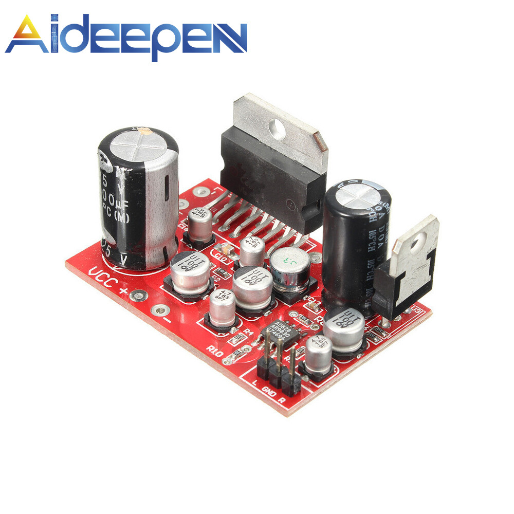 Original Aideepen DC 12V TDA7379 38W+38W Stereo Amplifier Board With AD828 Preamp Than NE5532