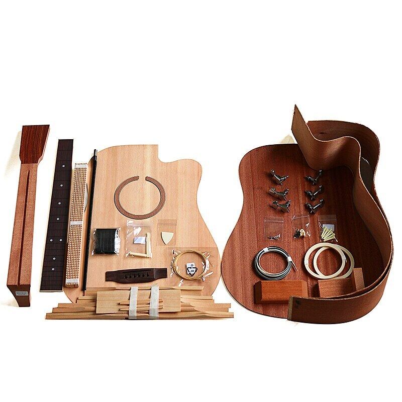 41 Inch Dreadnought Guitar Diy Folk Ballad Single Guitar Accessories Package B Grade Solid Spruce Malaysia