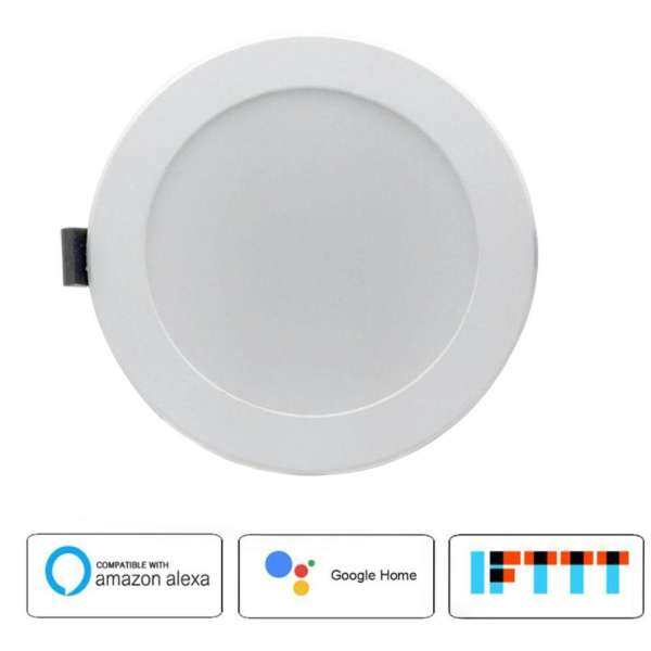 Burstore Thông Minh Milight Wifi RGBW ĐÈN LED Âm Trần Downlight Đèn Mờ Đèn RGB + CCT Đổi Màu Điều Khiển Từ Xa Wifi Hub bởi ỨNG DỤNG Điều Khiển