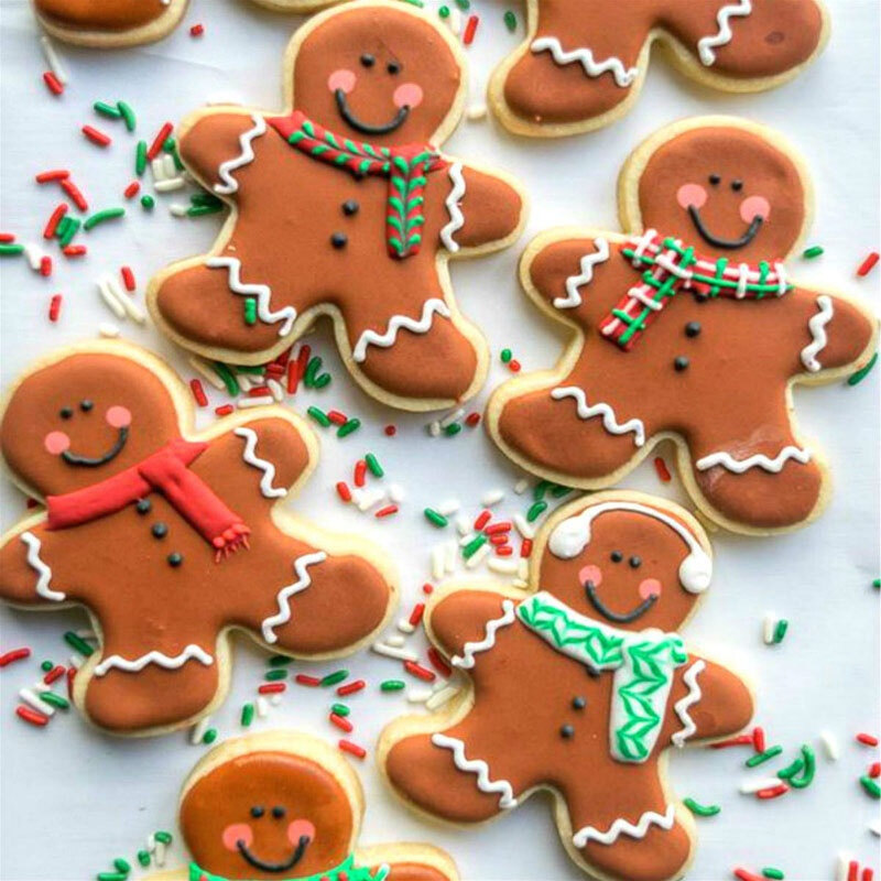 Cây Giáng Sinh Khuôn Nhà Bếp trang trí bánh nướng Pastry dụng cụ cắt bánh quy Biscuit Gingerbread Công Cụ