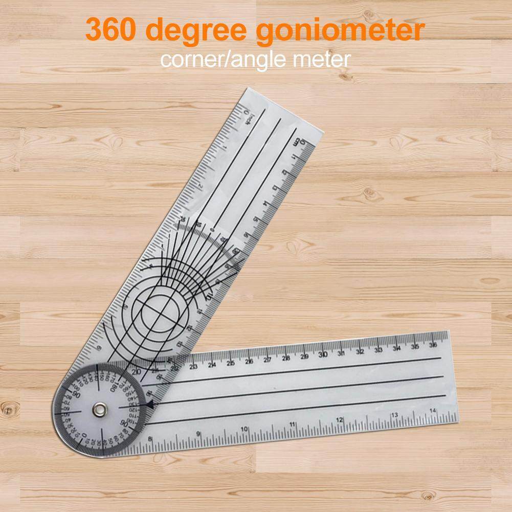 Multi-Ruler 360 Degree Goniometer Angle Medical Spinal Ruler Protractor