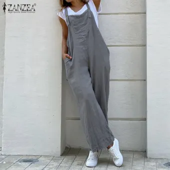 linen playsuit overalls