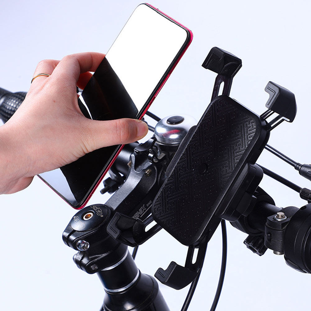Handlebar Mount Adjustable Angle Clip Tool GPS Bike Phone Holder Anti