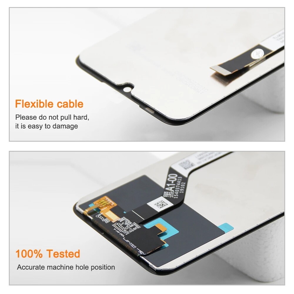 6.3'' LCD For Xiaomi Redmi Note 7 Pro M1901F7G M1901F7S Touch Digitizer Assembly Replacement+Tool+Glue+Tempered Glass