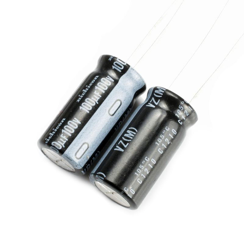 2pcs,nichicon vm electrolytic capacitors 100uf 100v 10x20mm