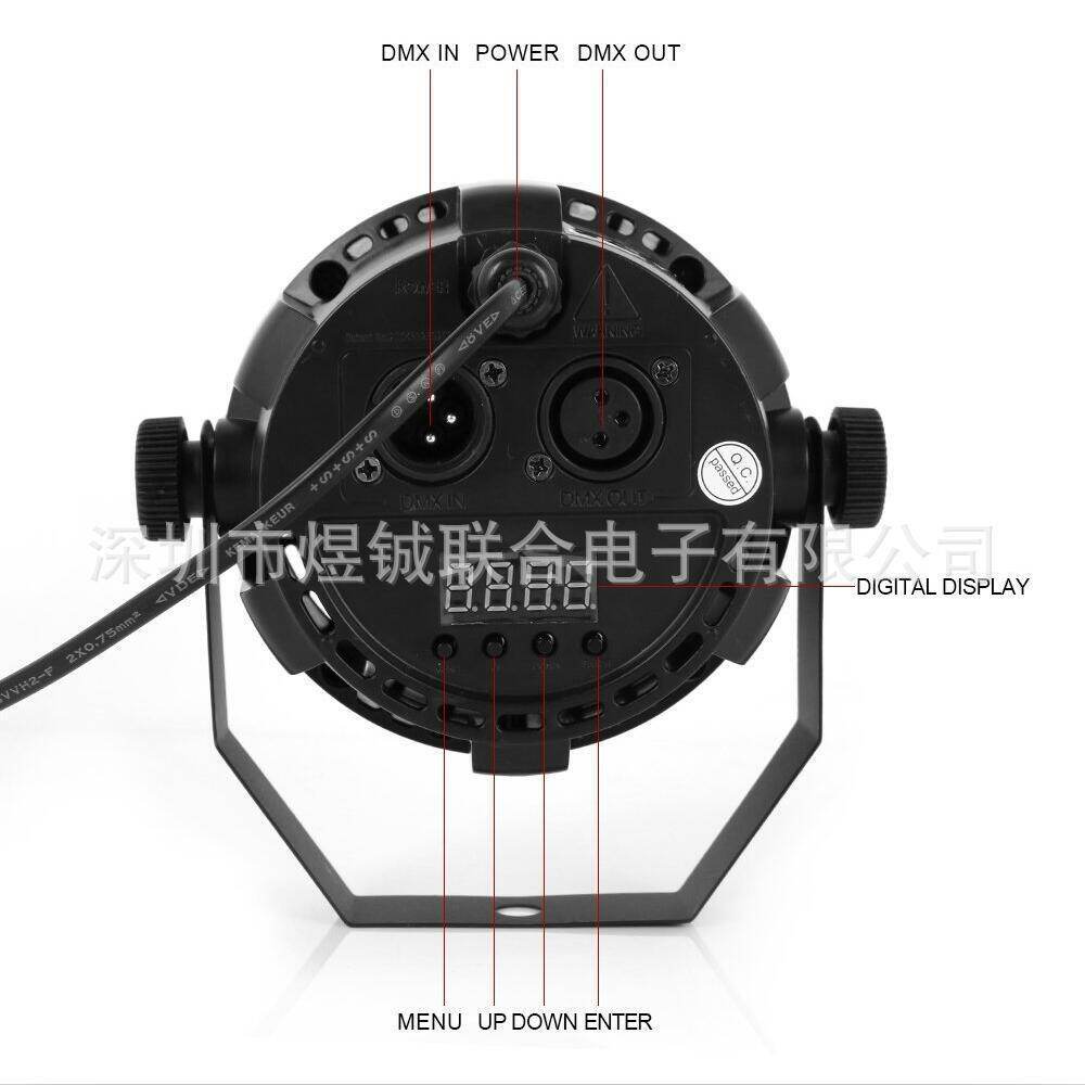 Đèn sân khấu Flat Par Light 12 Led Cảm ứng âm thanh