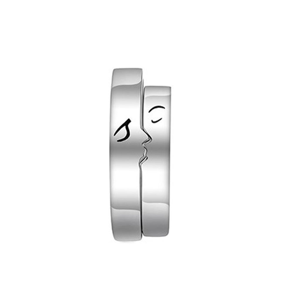 1 X Love Ring Opening Ring Engagement Rings Jewelry Split Ring Adjustable Ring Lovers Ring Women's Jewelry Irregular Ring