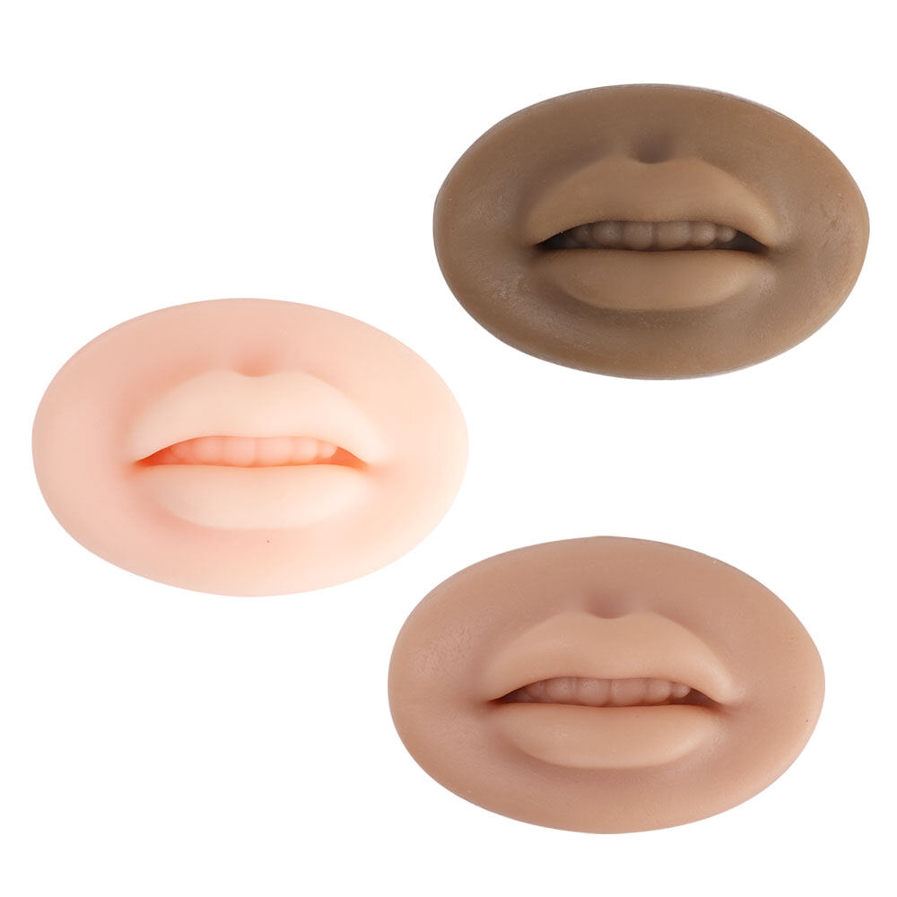 Khối Môi Thực Hành Bằng Silicon 5D Có Thể Tái Sử Dụng Microblading Dành Cho Người Mới Bắt Đầu Tập Xăm Trang Điểm Vĩnh Viễn