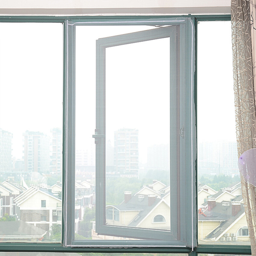 Chống ruồi màn chống muỗi lưới màn che cửa sổ dính muỗi côn trùng bay vợt bọ rèm cửa cho cửa sổ nhà bếp