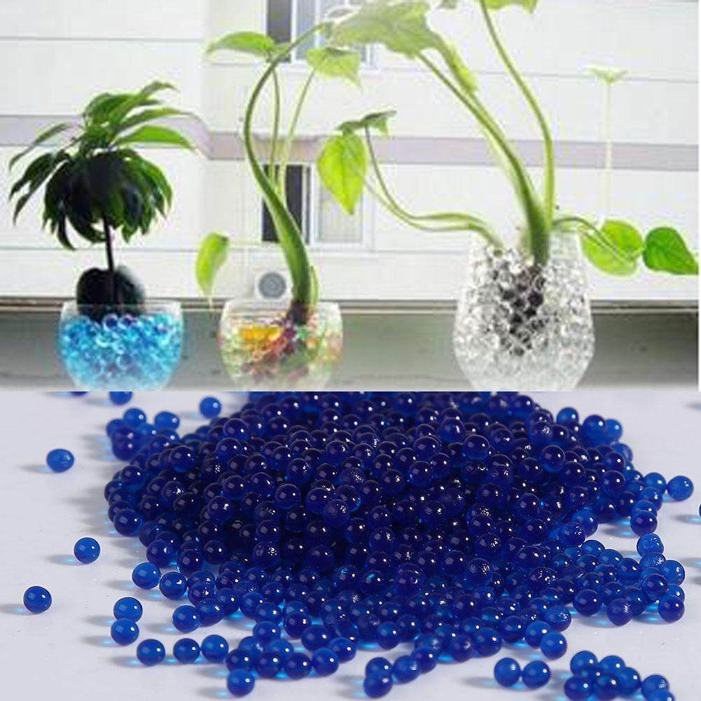 Water Marbles Blue Crystal Soil Gel Balls Plants Decoration Wedding Centerpieces