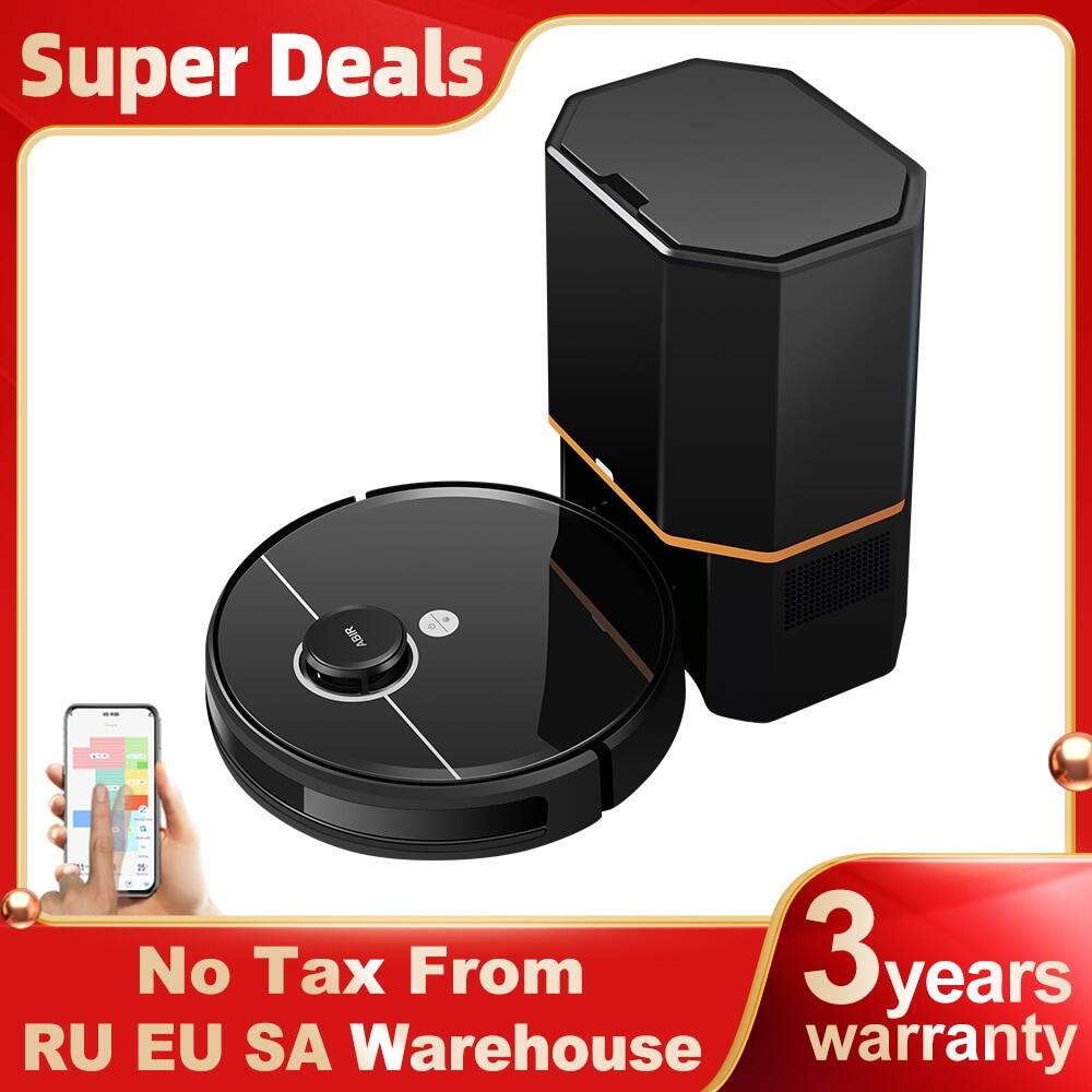 ABIR R30 Robot Vacuum Cleaner, AutoEmpty Station, Laser Lidar, 6500PA
