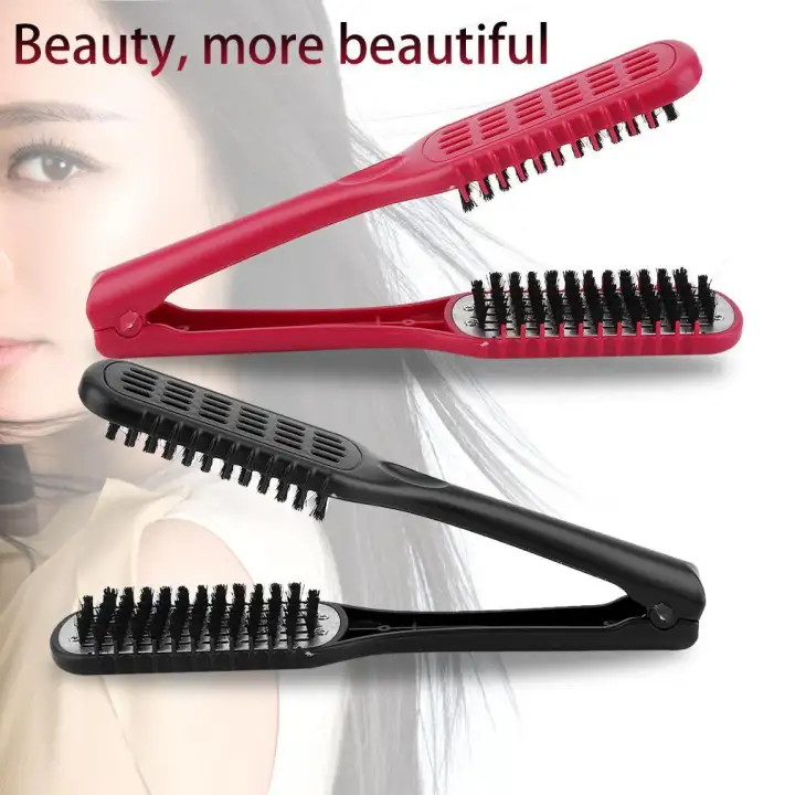 clamp it straightening brush
