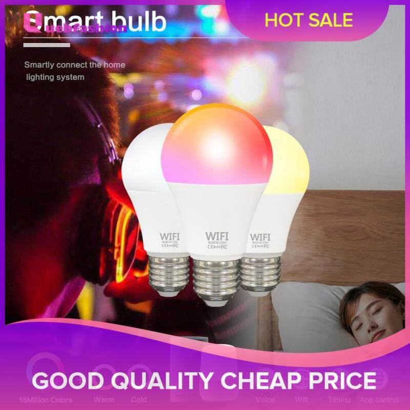 E27 22 Bóng Đèn LED RGB Điều Chỉnh Được Độ Sáng Bluetooth WiFi Đèn Thông Minh Tương Thích Với Amazon Alexa