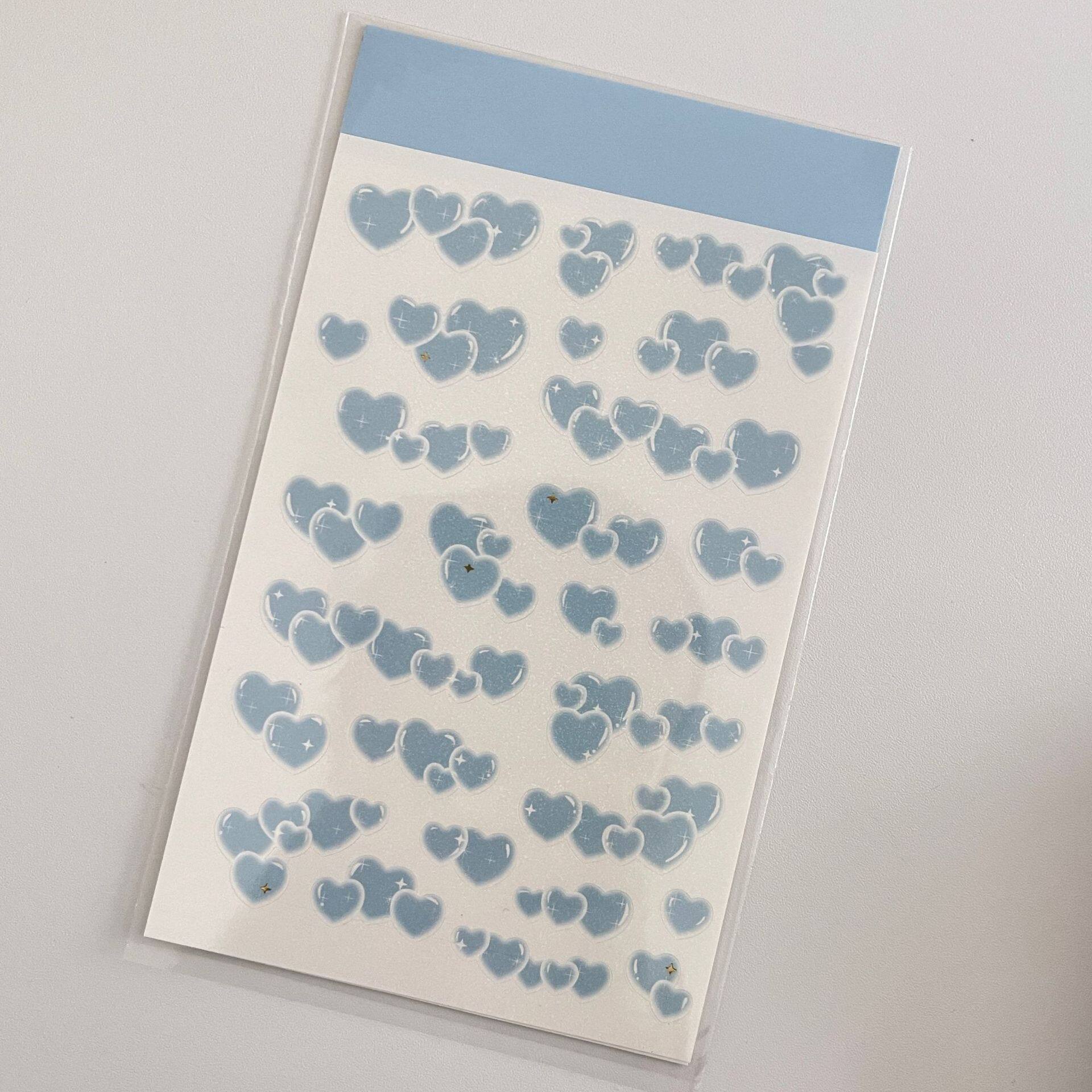 GaLiCiCi Stickers เกาหลีใต้ในสติกเกอร์ริบบิ้นโฮโลแกรมเดียวกัน/สติกเกอร์วัสดุรัก//วัสดุตกแต่งdiy