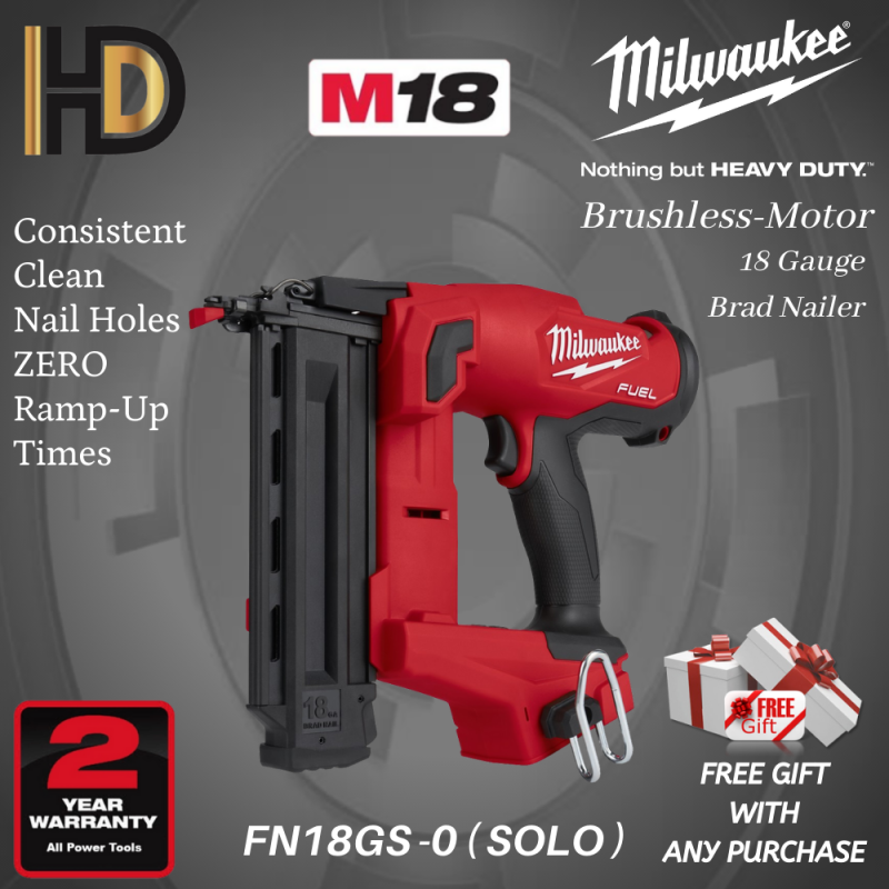 Milwaukee M18 FN18GS-0 Fuel 18 GA Gauge Brad Nailer ( SOLO )