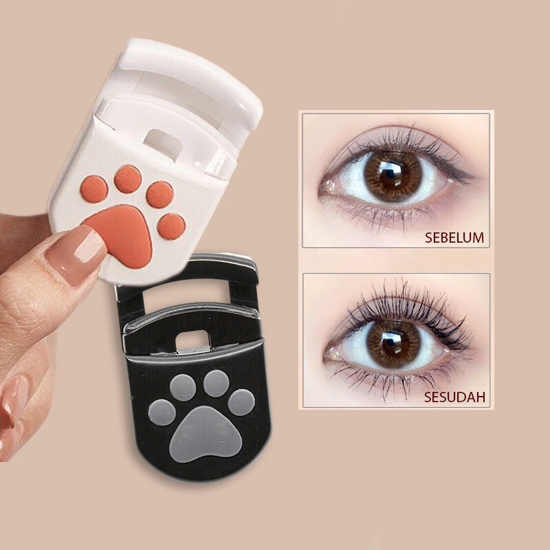 SAWU Cute Cat Claw Eyelash Curler, Mini Portable Suitable for Travel Eyelash Curler Eyelash Curler
