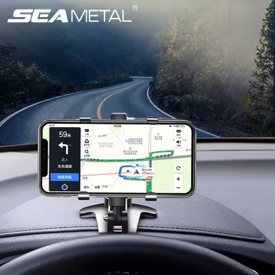 Car Holder Dashboard Cell Phone Mounts Clip Accessories Rear View Mirror Sun Visor Navigation Support Target