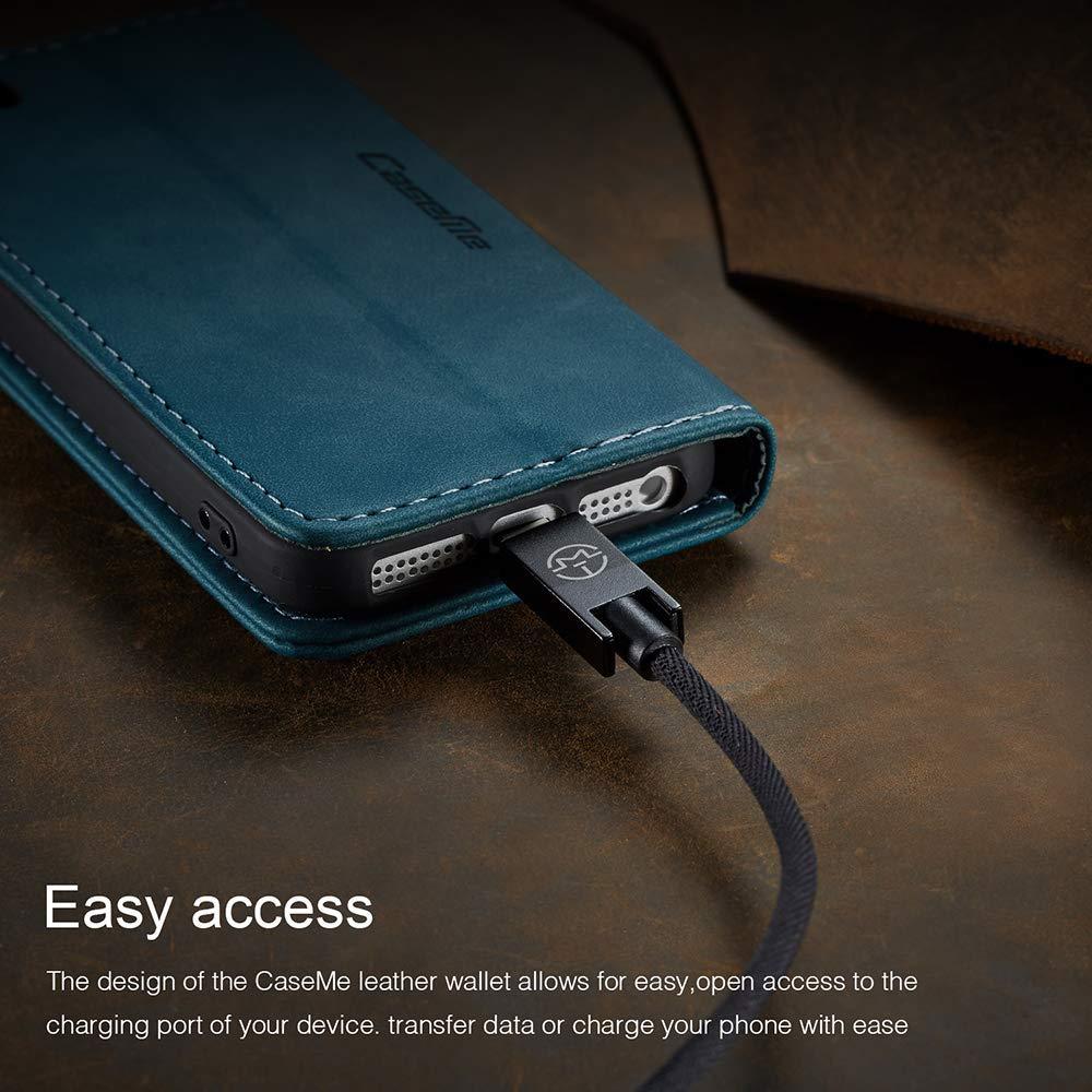 Ốp CaseMe iPhone 5 / 5S/SE, Ốp Điện Thoại Bảo Vệ Dạng Ví Da PU Cao Cấp Cho iPhone 5,iPhone 5S,iPhone SE