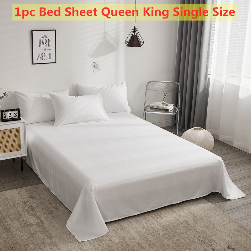 1 Chiếc Ga Trải Giường Ga Trải Giường Cỡ Đôi/Queen/King Ga Trải Giường Phẳng Màu Trơn Cho Người Lớn Bộ Ga Trải Giường Hoặc 2 Chiếc Vỏ Gối