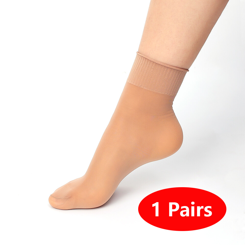 10Pairs Ultra-thin Transparent Socks Nylon Stocking Women Socks