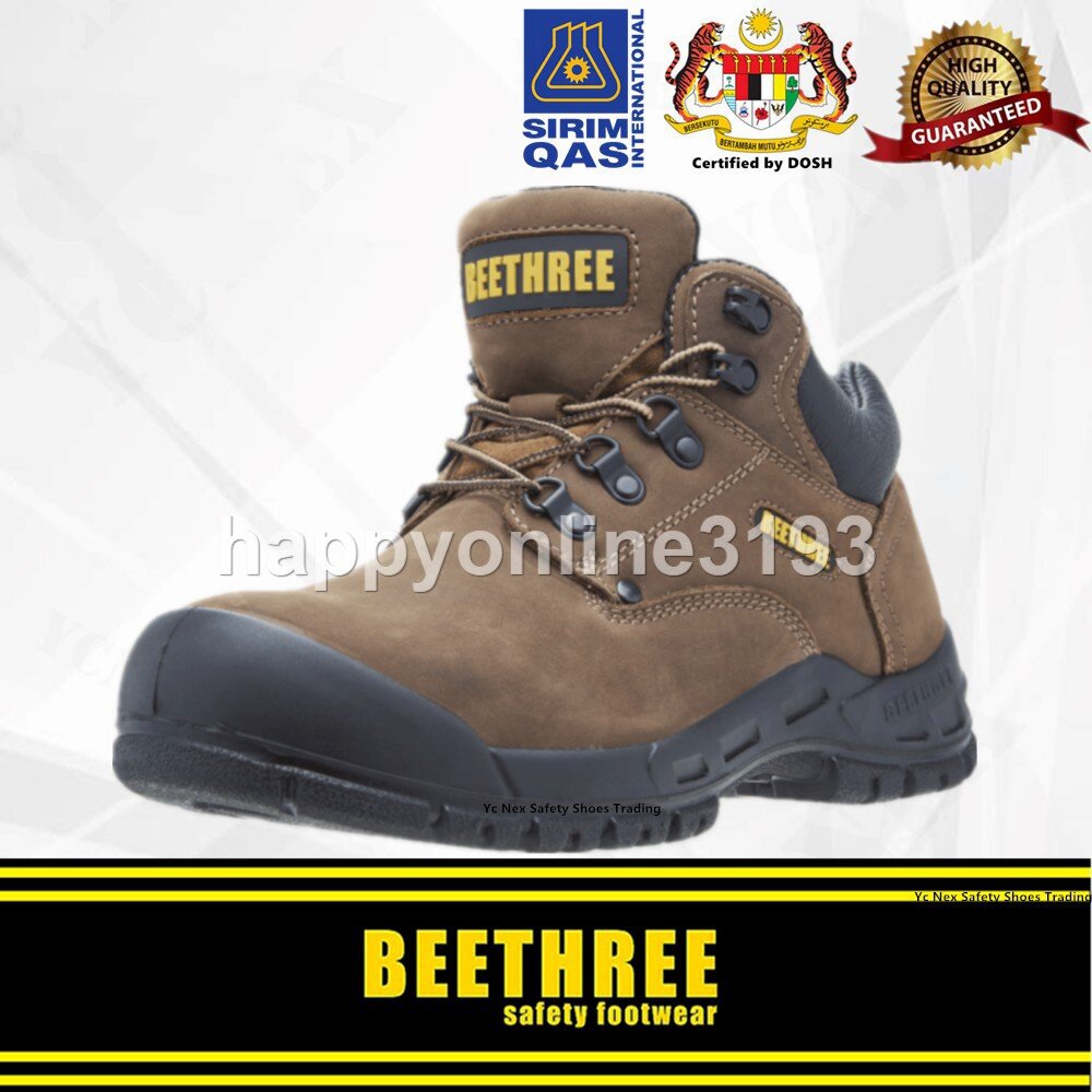 Beethree Safety Shoe Safety Boot High Quality Leather ESD Shoes BT 8861 BT 8862 BT 8863 BT 8866 Lazada