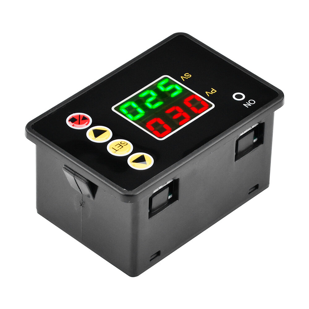 FocusAi  Delay Relay Module DC 12V 24V Timer Relay Digital Timer Cycle Delay Switch Module AC 220V Power On-Off Controller