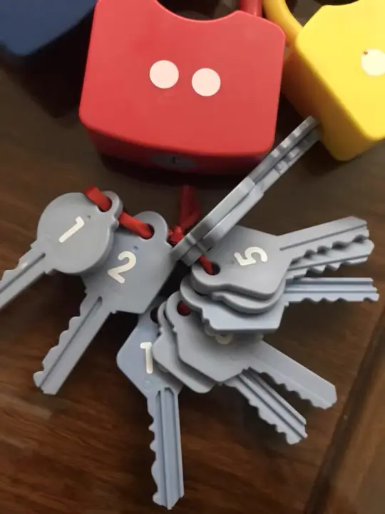 key lock toy