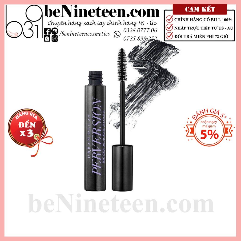 Chuốt Mi Urban Decay Perversion Volumizing Mascara Minisize 3ml