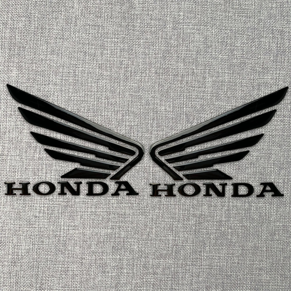 คู่ขนาดใหญ่และขนาดเล็ก3D Honda Emblem ซ้ายและขวาปีกคุณภาพสูงรถ ...