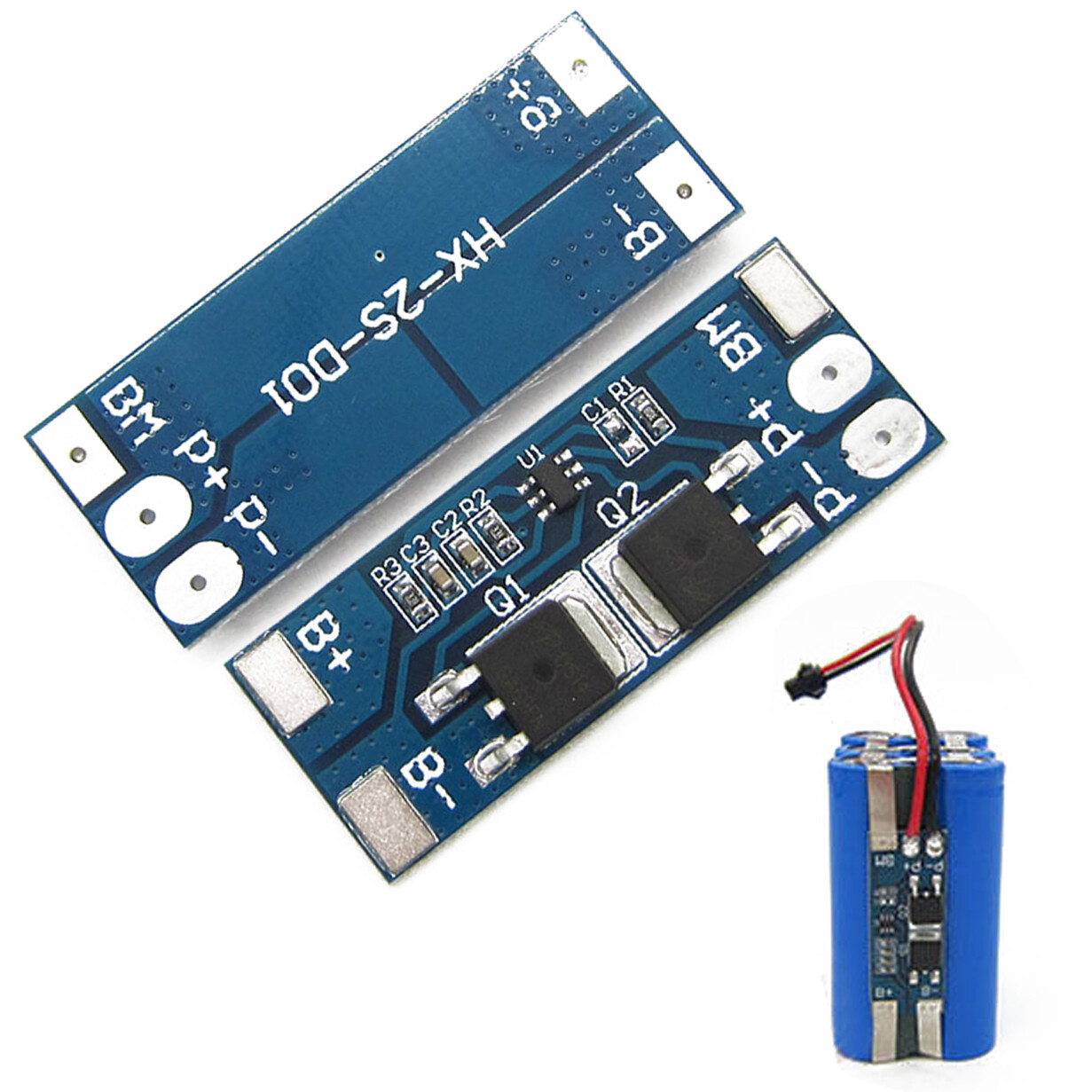 2s 8a 7.4v 8.4v lithium lipo cell 18650 li-ion bms battery charging protection pcb board