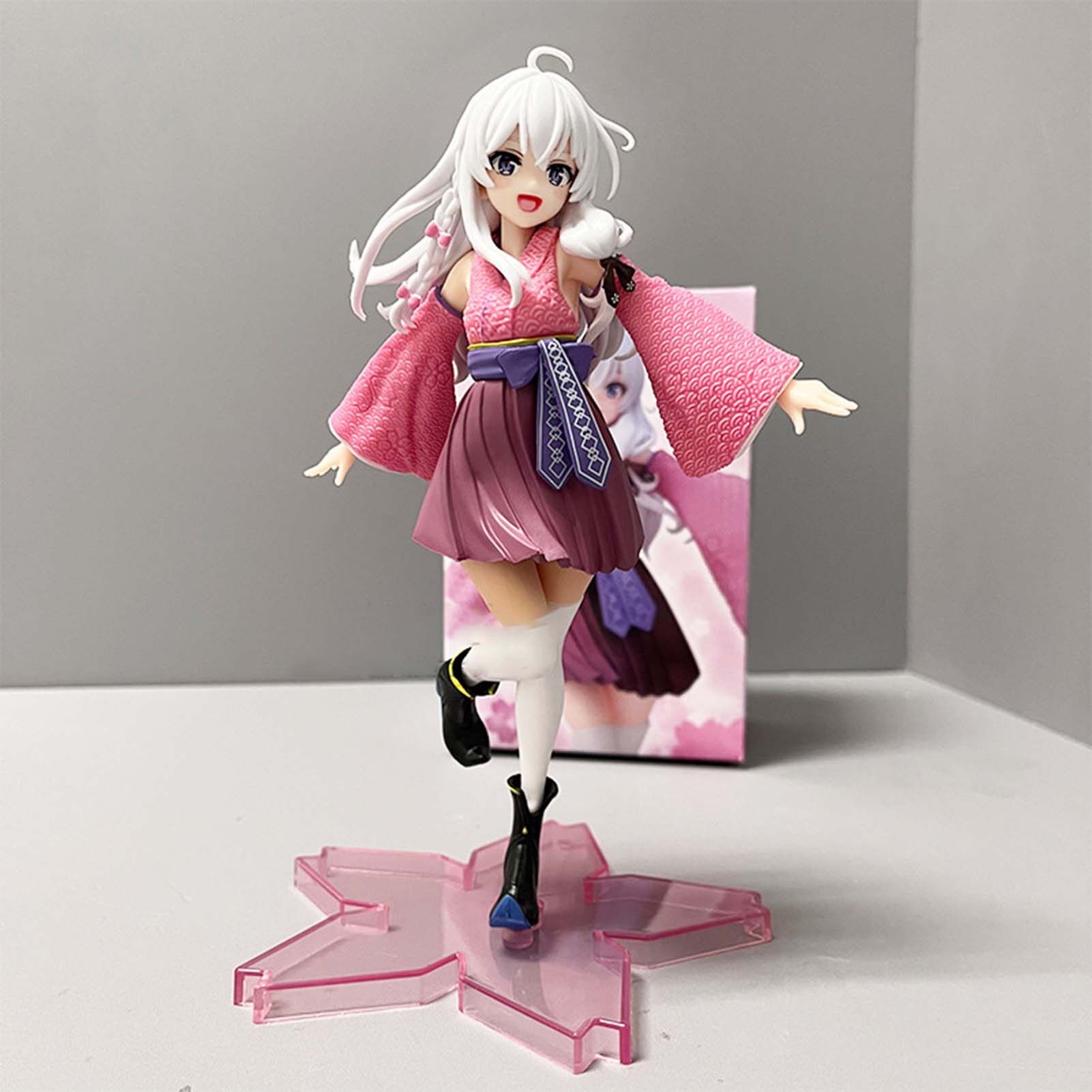 Microgood 1 Bộ Mô Hình Elaina Chống Rơi Kết Cấu Trong Suốt Không Phai Chống Oxy Hóa Sakura Base Elaina Cho Máy Tính Để Bàn Mô Hình Elaina Mùa Thu